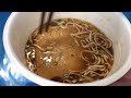 夜食動画　どん兵衛　きつねそば　日清 カップラーメン instant cup ramen kitsune soba