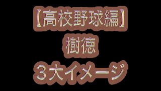 【高校野球編】樹徳3大イメージ