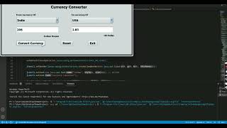Currency convertor project using java #Letsgrowmore #task1 #javaproject