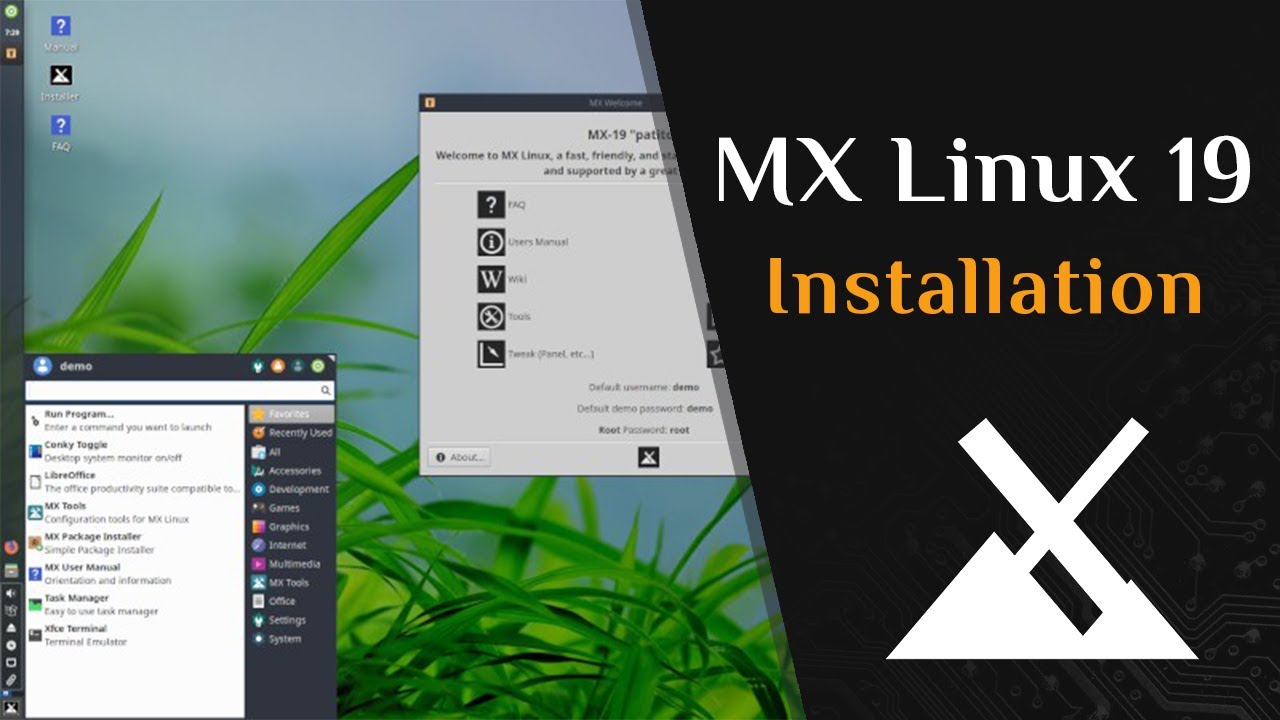 Mx linux установка