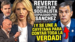 DISIDENTE SOCIALISTA se VENGA de SÁNCHEZ junto a CAYETANA ¡¡EN EL EVENTO DE ARTURO PÉREZ REVERTE!!