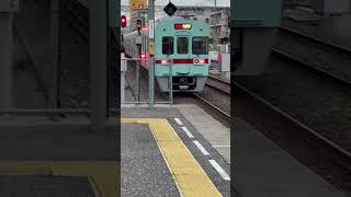 西鉄電車筑紫駅通過編