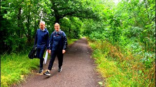 Relaxing Rainy London Walk Along Idyllic Thames Path - ASMR [4K]