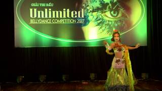 Unlimited Bellydance Competition 2017 - MS 65 Fantasy solo Tran Ngoc Ha Vi - Japanese Fish