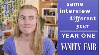 Same Interview, Different Year: YEAR ONE || Interviewing myself for my 27th birthday