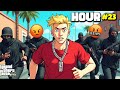 I Spent 24 Hours TROLLING the BIGGEST GANG SERVERS in GTA 5 RP..