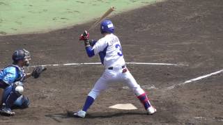 【2017年度新人選手】2017/04/15大杉諒暢#3(高美中※河南シニア→光星学院高→中部学院大→王子)第5打席