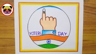National Voters Day Drawing / National Voters Day Poster / Voters Day Drawing