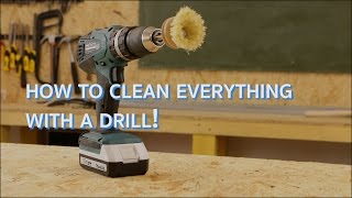 Clean With A Power Drill Brush - Cleaning Hack [ManoMano UK]