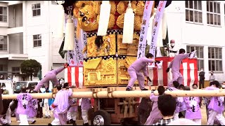 2022/10/18 新居浜太鼓祭り【中萩小学校・入場】中萩地区統一行動