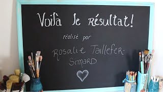 BIL // Rosalie Taillefer-Simard un tableau noir avec un miroir/Create a Blackboard using a Mirror