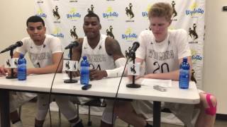 Edwards, James, Adams and Dalton speak after Wyoming's win over UNLV