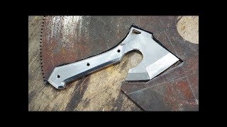 오래된 톱날로 멋진 도끼 만들기 / Making a Hatchet from an Old Saw