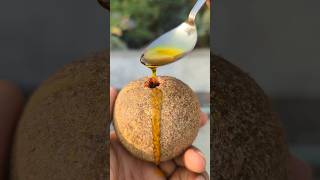 Tasty Masala Woodapple (Kodbel) 🤤 | #shorts #food #streetfood #fruit