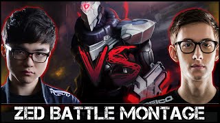 Zed Montage [Battle]: Faker vs Bjergsen