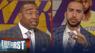Nick and Cris on which of LeBron's teammates need to step up this season | NBA | FIRST THINGS FIRST