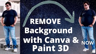 Remove Background with  Canva & Paint 3D | How to Remove Background from Picture