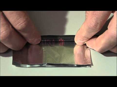 How to make a great foil pipe with a straight/flat end How to make a great foil pipe with a straight/flat end