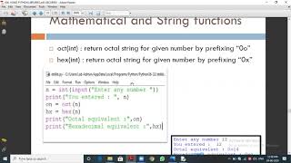 USING PYTHON LIBRARIES 3 JEE