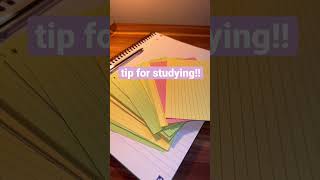 make ur flash cards like this! #shorts #relatable #school #tiktok #tip #study