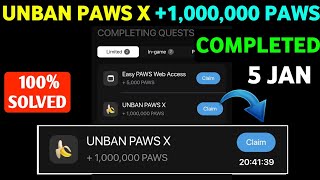 Paws New Task Mystery Quest | How To Complete Paws Mystery Quest Task |Paws UNBAN PAWS X +1,000,000