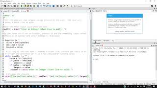 Programming in Python - Chapter 4 Exercises Part 2 - Fall 2019
