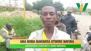 AGEIHANGWE: Aba boda bakwata otwire nayiba abashuubuzi b'ebitokye omuri Mbarara.