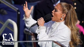 Jennifer Lopez performs at Biden-Harris inauguration