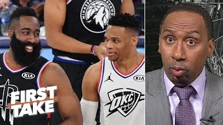 Westbrook and Harden are both ball hogs, but the Rockets made a good move - Stephen A. | First Take