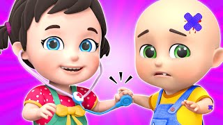 बेबी को लगी चोट (Baby Gets Hurt and gets a Boo Boo) - Hindi Rhymes For Children - Jugnu Kids