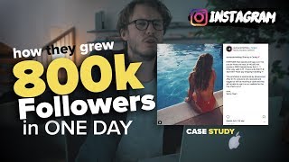 SECRET REVEALED: 800k FOLLOWERS on Instagram in A DAY (*case study inside)