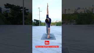 Triangle Pose | Trikonasana | How to do Trikonasana #shorts