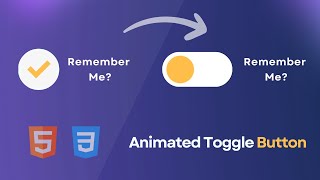 Toggle Button Using HTML And CSS | Custom Checkbox