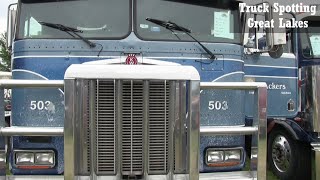 3 Sweet Kenworth Cabover Trucks At Clifford Truck Show In Ontario