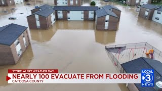 Severe flooding forces dozens to evacuate in Catoosa County