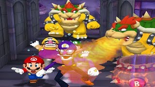 Mario Party 5 - All Lucky Minigames: Mario vs Wario vs Luigi vs Waluigi