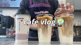 sub) 더벤티 |10분 순삭 카페 브이로그💜|cafe vlog #더벤티 #음료제조영상 #카페asmr