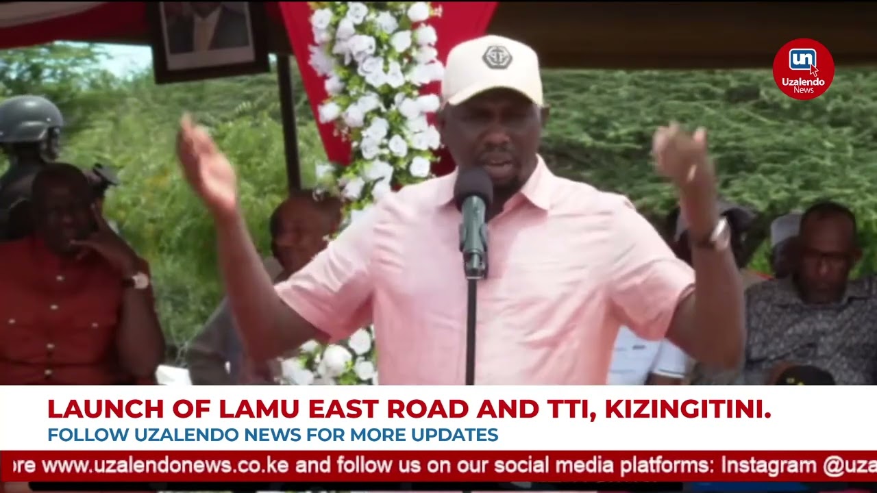 Transport CS Murkomen Promises To Fix All Roads Leading To Lamu To ...