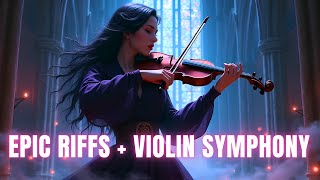 Epic Metal Instrumental: Powerful Riffs, Solo Violin, Energetic Drumming & Orchestral Vibes