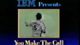 IBM Presents You Make The Call 1986 ( Major League Baseball )