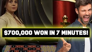 SPEED ROULETTE - EPIC WIN - $700,000 IN LESS THAN 7 MINUTES!