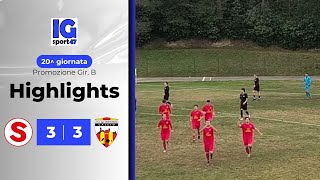 Settempeda vs Vigor Montecosaro 3-3 Promozione Girone B