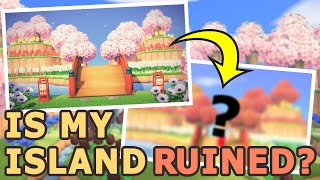 Cherry Blossoms Are GONE?! Will This Ruin My 5 Star Island? Exploring The Seasons In Animal Crossing