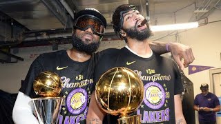LeBron James & Anthony Davis Postgame Interview - Lakers Vs Miami Heat Game 6 | NBA Finals 2020