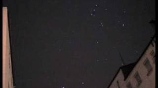 Sirius in Canis Major \u0026 Orion cross the night sky