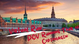 Virtual POV Running tour in Copenhagen: Snake Bridge - Christiania - Nyhavn - Tivoli Gardens