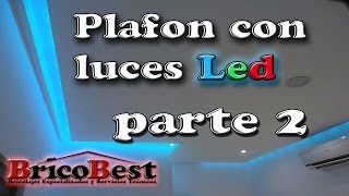 Como hacer plafon de tablaroca con luz LED perimetral - parte 2