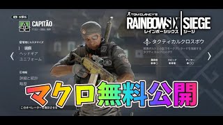 【R6S】2022年最新アプデ対応！カピタオ/PARA-308のマクロを無料公開します！【マウサー】【ReaSnowS1】