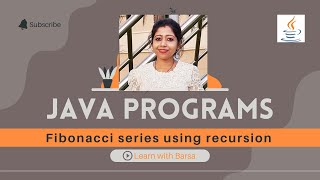 How to print Fibonacci series using recursion in java | Java Programs | Interview Question