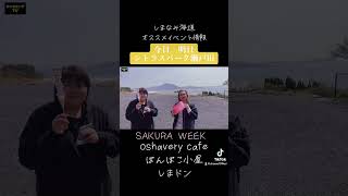 【しまなみ海道オススメイベント情報】今日 明日シトラスパーク瀬戸田in SAKURA WEEKキッチンカー花見